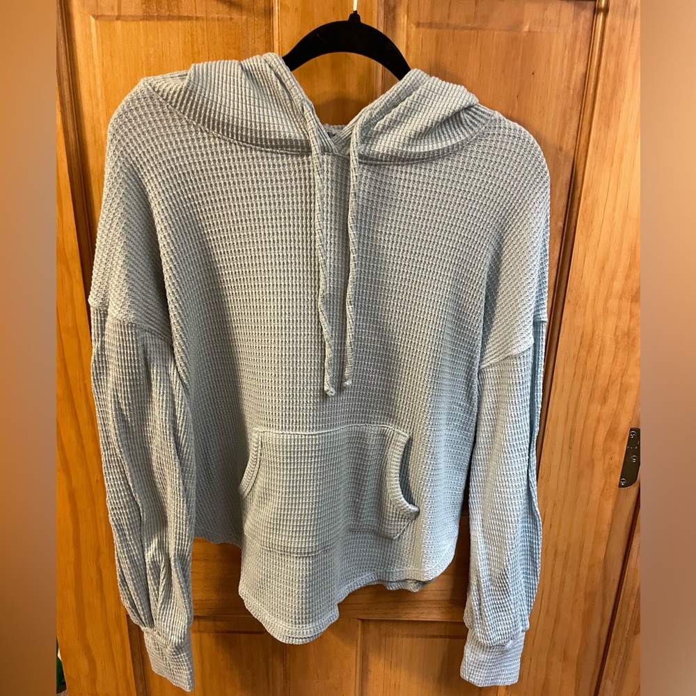 SO Women's Mint Waffle Hoodie